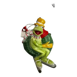 Rare‎ Kermit The Frog Christmas Ornament 1980s